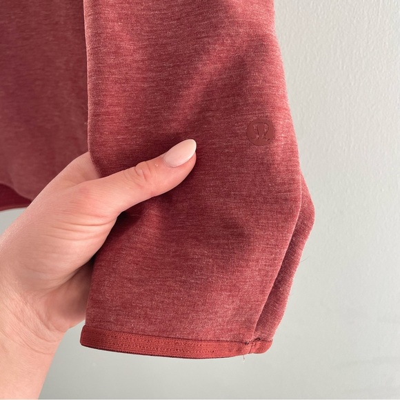 Lululemon GridLiner Fleece Hoodie Heathered Date Brown Medium - Picture 10 of 15